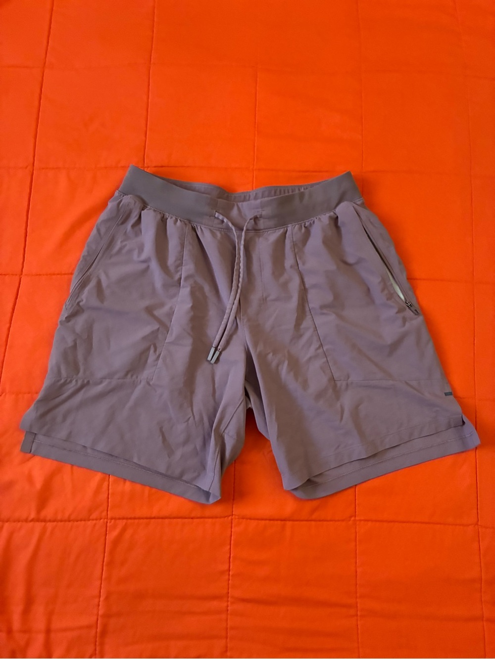 Lululemon Shorts Mens Medium Purple Stretch Perform Athleisure Yoga